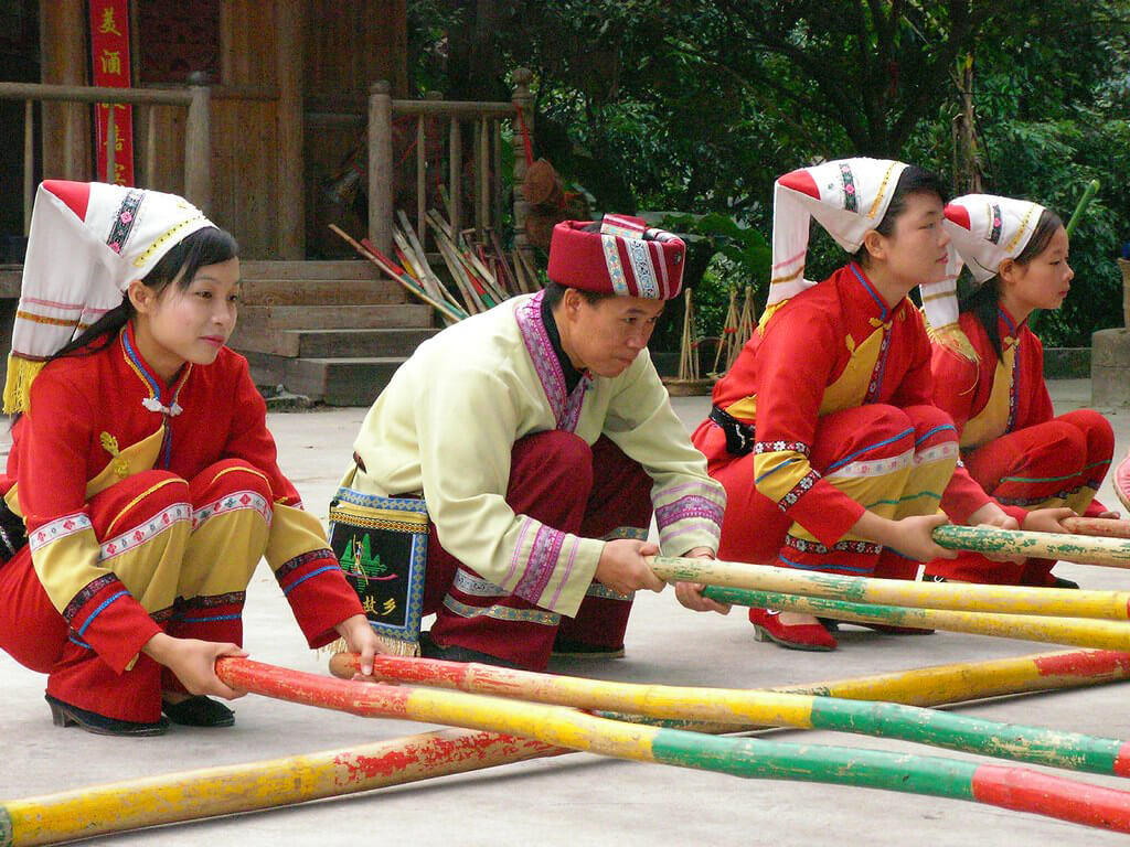 Bamboo Dance Performance